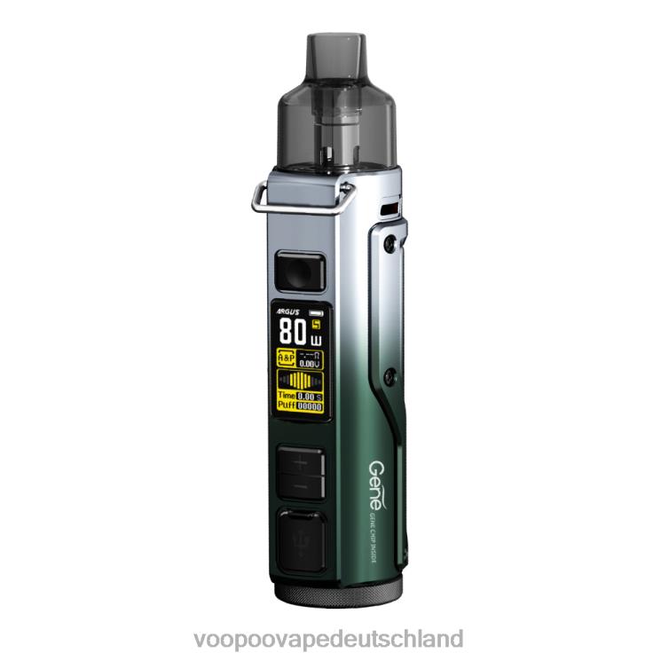 VOOPOO ARGUS PRO Pod-Mod-Kit schwarzgrünes Silber 2NNNZ29 | VOOPOO Vape Price