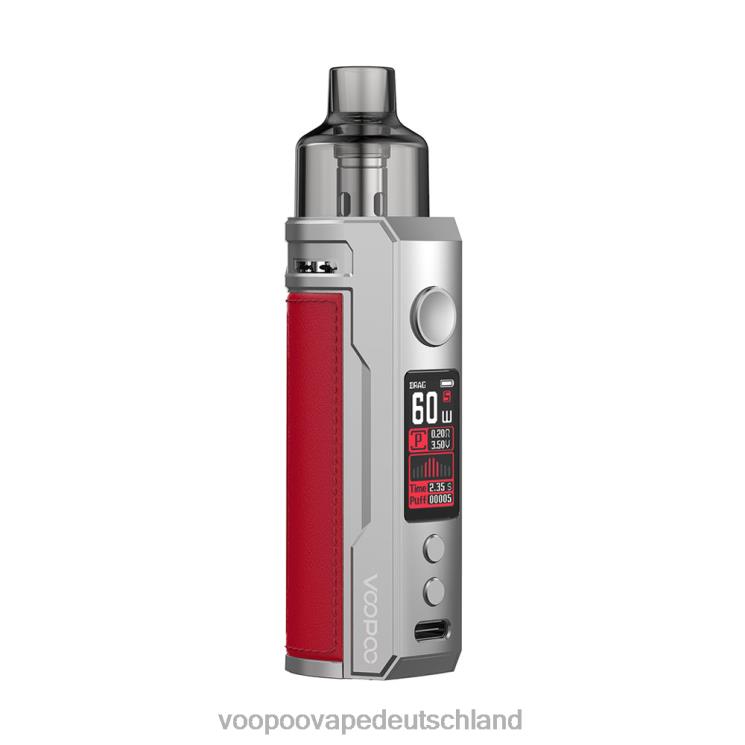 VOOPOO DRAG S Pod-Mod-Kit silberrot 2NNNZ202 | VOOPOO Vape Berlin