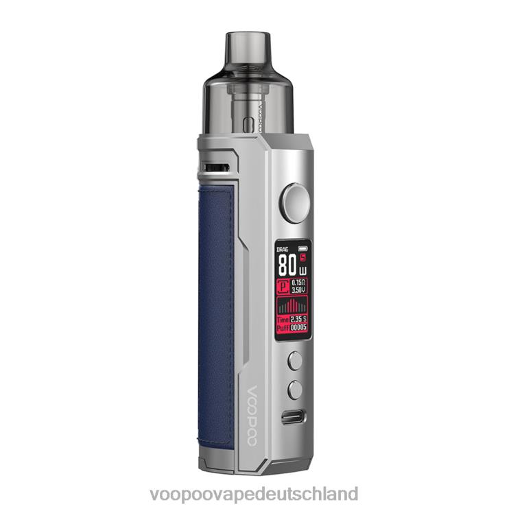 VOOPOO DRAG X Pod-Mod-Kit Silber Blau 2NNNZ179 | VOOPOO Vape Price