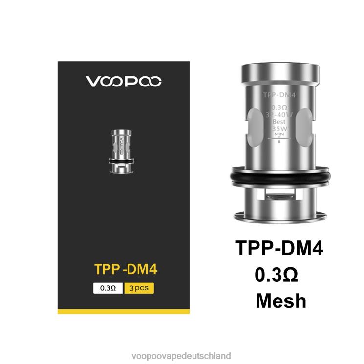 VOOPOO TPP Spulen (3 Stück) tpp-dm4 2NNNZ611 | VOOPOO Vape Deutschland